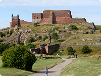 burg, bornholm, ostsee, dänemark, skandinavien