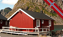ferienhaus, norwegen, berge, fjord