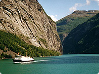 schiff, fjord, norwegen, skandinavien