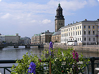 goeteborg, fluss, stadt, schweden, skandinavien