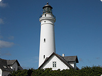 leuchtturm, hirtshals, nordsee, daenemark, skandinavien