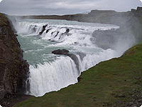 wasserfall, island, skandinavien