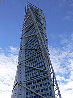 Skantravel.de malmoe, hochhaus, turning torso, schweden, skandinavien