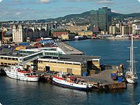 Skantravel.de oslo, stadt, hafen, norwegen, skandinavien